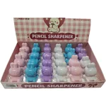 Nyuszi hegyező, 1 lyukú, 5 cm magas, többféle szín