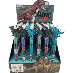 Radírozható zseléstoll, nyomógombos, 0,5mm, dínós (HZ-1612)