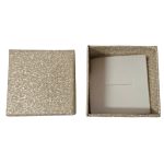 Ékszerdoboz, 5x5cm, rosegold