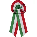 Kokárda, 4x9cm, biztosítótűvel