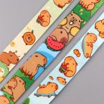 Kapibara kulcstartó, nyakba akasztós, 3 féle változat