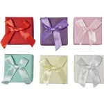 Ékszerdoboz, 5x5cm, többféle szín