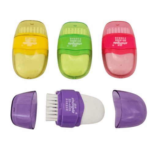 Radír seprűvel, vidám színek, ZD-6203