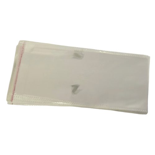 Celofán tasak, 150x340mm, 10 db/csomag, átlátszó