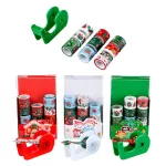 Karácsonyi mini mintás ragasztószalag, 9 db/csomag + mini tépő, többféle változat (5x8,5cm)