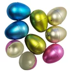 Tojások, műanyag, tölthető, 8 db/csomag, 5,5cm-es