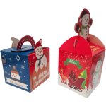 Karácsonyi ajándékdoboz, 8,5x9,5cm, 2 féle