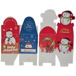 Karácsonyi ajándékdoboz, 8,5x9,5cm, 2 féle