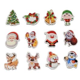 Karácsonyi radírok, 1 db, többféle változat