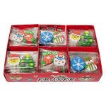 Karácsonyi radírok, 2 db/szett, többféle változat