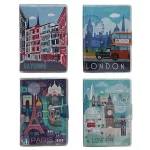 Városos notesz, A/6, tépőzáras záródással, többféle változat (1600-43)