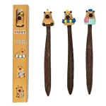 Radír kapibara, pálcika figurával, 14 cm hosszú, 3 féle változat