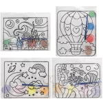 Fényvarázs forma üvegfestékkel, 8x11cm, 4 festék, ecset, 4 féle változat