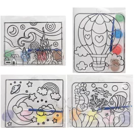   Fényvarázs forma üvegfestékkel, 8x11cm, 4 festék, ecset, 4 féle változat