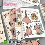 Kapibara spirál notesz, A/5, vonalas, többféle változat