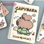 Kapibara spirál notesz, A/5, vonalas, többféle változat