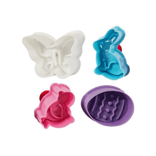 Húsvéti süteménykiszúró szett, műanyag, 4 db/csomag