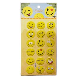 Smiley, emoji matrica 10x18 cm smiley