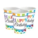 Boldog születésnapot papír pohár, 250ml, 20 db/csomag, Happy Birthday