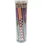 Grafitceruza 2B, radírral, ergonomikus, háromszög test (ZL448)