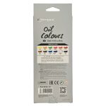 Olajfesték készlet, 12 db-os, 12x12ml, Yalong YL21010