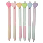 Radírozható zseléstoll, nyomógombos, 0,5mm, Z-10262, szivecskés, többféle változat