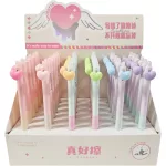 Radírozható zseléstoll, nyomógombos, 0,5mm, Z-10262, szivecskés, többféle változat