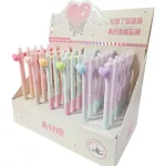 Radírozható zseléstoll, nyomógombos, 0,5mm, Z-10262, szivecskés, többféle változat