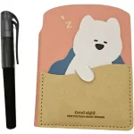 Állatos notesz, 8,5x11cm, tollal, 4 féle (panda, cica, nyuszi, medve)