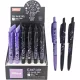 Zseléstoll, 0,7mm, lila-fekete, OG-7763 Easy life, 3 féle
