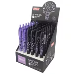 Zseléstoll, 0,7mm, lila-fekete, OG-7763 Easy life, 3 féle