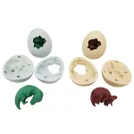 Radír dinoszaurusz tojásban (5x3,5cm), dobozos, 2 féle
