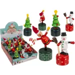 Karácsonyi fa mozgó figura, retro játék, többféle