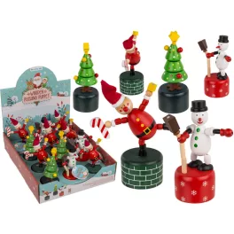 Karácsonyi fa mozgó figura, retro játék, többféle
