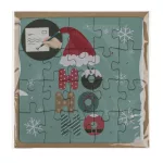 Ajándékkísérő puzzle borítékkal, 10x10cm, többféle változat