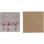 Ajándékkísérő puzzle borítékkal, 10x10cm, többféle változat