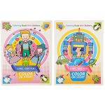 Színező matricákkal, A/4, 26 oldal, kétféle borítóval