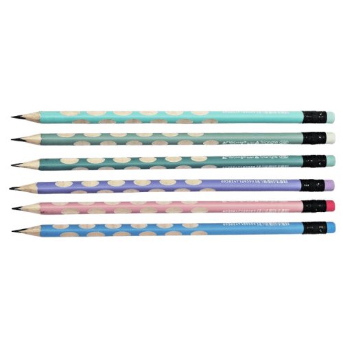 Grafitceruza HB, radírral, Yalong YL211376, ergonomikus, háromszög test