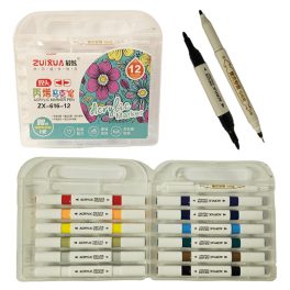 Akril filctoll készlet 12+1 db-os, ZX-612-12