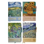 Van Gogh keményfedeles notesz, napló C/6, 10,5x16cm, vonalas, többféle változat (6500-27)
