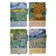 Van Gogh keményfedeles notesz, napló C/6, 10,5x16cm, vonalas, többféle változat (6500-27)