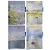 Claude Monet keményfedeles notesz, napló A/5, 14,5x21cm, vonalas, többféle változat (7200-2)