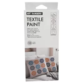 Textilfesték 12x12ml, Art Rangers