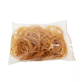 Gumigyűrű, sárga, 90g/csomag