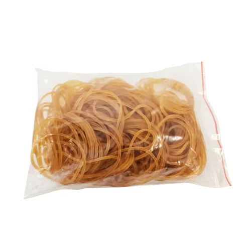 Gumigyűrű, sárga, 90g/csomag