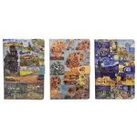 Van Gogh keményfedeles notesz, napló A/5, 224 oldal, mágneses, vonalas, többféle változat (9502-15)