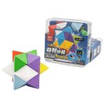 Radírok, 3D logikai puzzle, csillag, QH-8625