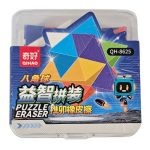 Radírok, 3D logikai puzzle, csillag, QH-8625