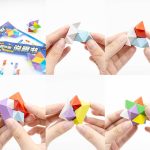 Radírok, 3D logikai puzzle, csillag, QH-8625