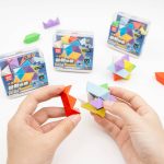 Radírok, 3D logikai puzzle, csillag, QH-8625